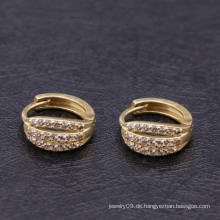 Mode 18k Gold Farbe Huggies Ohrring Designs